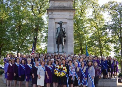 Daughters At Memorial Wreath Laying