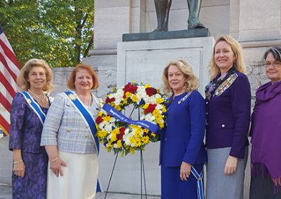 NC Daughters At Memorial Wreath Laying